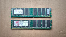 Memory RAM Kingston KVR400X64C3A/512 2.6V 2X 512MB DDR picture