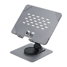 Tablet Stand Featuring Rotating Base Portable for Office, Kitchen picture