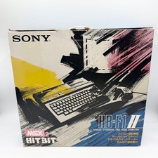 SONY HB-F1 II MSX2 Vintage Computer Console Untested Clean Appearance picture