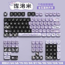 Cartoon Kuromi PBT MOA Keycaps Key capFor Mechanical Keyboard 112 Keys My Melody picture