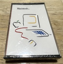 SEALED 1984 Macintosh 128K Guided Tour Macintosh MacWrite MacPaint CASSETTE RARE picture