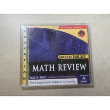 Success Builder Math Review PC Mac CD-ROM The Learning Company Vintage 1998 picture