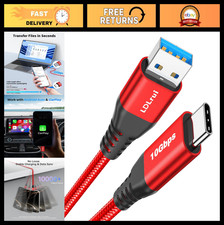 6ft USB C Cable 10Gbps Data Transfer, 3-Pack Braided Type C Charger Cord, Fast C picture