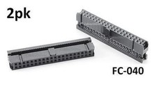 2-Pack 40-Pin Female IDC 2.54mm Pitch Socket Connector, CablesOnline FC-040 picture