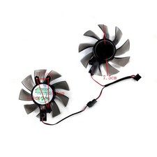 For GALAXY GTX750 GTX750ti Graphics Card Cooling Fan GA82S2H 2 fans picture