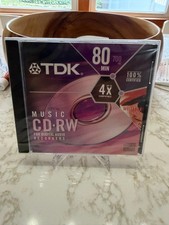 TDK CDRW80TWN 80 Minute Music/ Consumer Use CD-RW (Single) picture