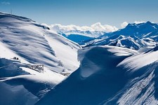 Landscape ice mountains nature snowy peak mountain Custom Gaming Mat Desk picture