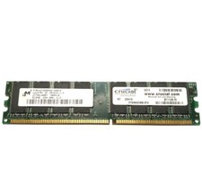 RAM Micron Crucial Technology 512MB DDR 400MHz PC3200 184Pin CL3 Computer Memory picture