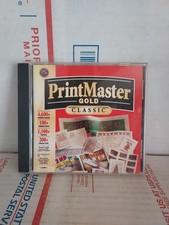Vintage 1997 PrintMaster Gold Bonus Pack Version 4.0 Software Good Used - #173 picture