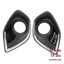 2Pcs Driver and Passenger Side Fog Light Chrome Bezel Cover for Mitsubishi picture