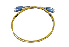 AFL Fibre Optic SC-SC DUPLEX SM 1M 2 mm LEAD LSZH Yellow picture