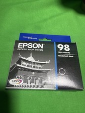 NIB Genuine Epson 98 Black ink T098120  High Capacity EXP 09/2026. picture