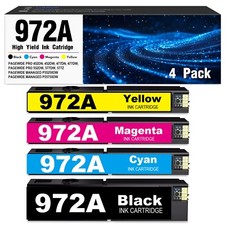 972A Ink Cartridge (4-Pack, BK/C/M/Y) for HP PageWide Pro 452dw, 552dw, 577z picture