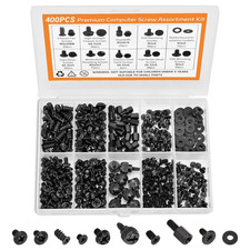 400Pcs Premium Computer Screws Kit for PC, Includes Motherboard Screws, Standoff picture