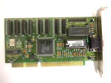VINTAGE 1992 TRANSPOLAR TRIDENT TVGA8900CL-C 1 MEG ISA VGA CD KC6-8900VGA MXB160 picture
