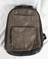 Solo Brown Leather Padded Backpack picture