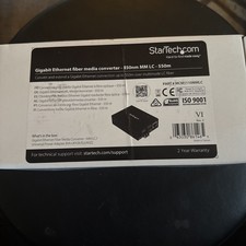 StarTech.com MCM1110MMLC GigaBit Ethernet Fiber Media Converter picture