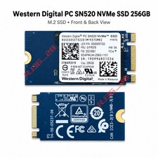 WD PC SN520 NVMe SDAPMUW-256G-1101 256GB SSD M.2 2242 PCIe3 x 2 For Lenovo T480 picture