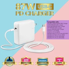 87W USB-C Replacement Charger for MacBook Pro 13