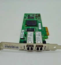 QLE2462-HP Qlogic 2 port PCIe P/N AE312-60001  x4 4GB Fiber Channel Adapter picture
