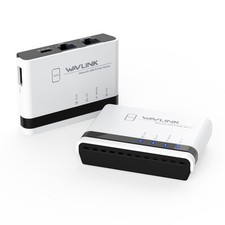 USB Wireless Print Server 10/100Mbps Ethernet to USB 2.0 Network Print Server picture