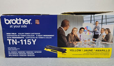 Genuine Brother TN-115Y Yellow Toner Cartridge OEM New Open Box Sealed picture