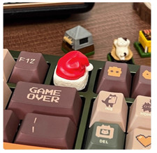 Christmas Little Red Riding Hood Single Personalized keyboardCap Creative keycap picture