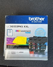 Brother LC30333 3PKS XXL INKvestment Tank 3 Pack Color Ink Cartridges . picture