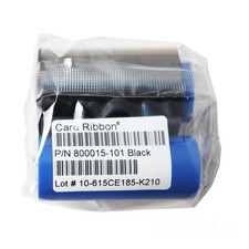 800015-101 Black Monochrome Card Ribbon Replacement for Zebra P330i P420i P430i picture