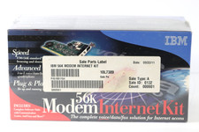 *NEW* IBM 56K Modem Internet Kit Voice Data Fax 10L7389 New Sealed Box picture