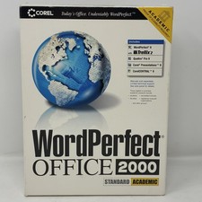 Word Perfect Office 2000 Standard Academic WordPerfect 2000 Retail Big Box picture