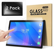 2-Pack 10 inch Tablet Screen Protector, Ultra-Clear Anti-Scratch Tempered Glass picture