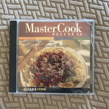 Master Cook Deluxe 5.0 (Windows PC, 1998) Cooking Recipe Manager & Teacher picture