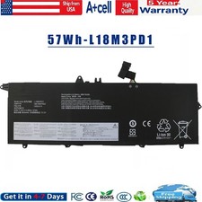 L18M3PD1 L18C3PD1 L18L3PD1 Laptop Battery For Lenovo ThinkPad T490s T495s 57Wh picture