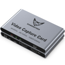 4K HDMI Video Capture Card for Streaming,4k@60hz,HDR VRR Passthrough low latency picture