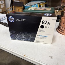 NIB HP 87A-BLACK INK CARTRIDGE DAMAGED BOX picture