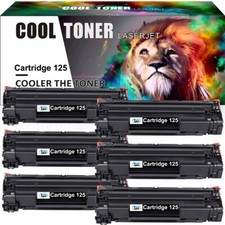 6 Pack CRG-125 Toner Cartridge for Canon 125 ImageClass LBP6000 LBP6030w MF3010 picture