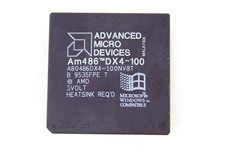 Advanced Micro Devices Am486 DX4-100 A80486DX4-100NV8T Socket 3 Computer CPU picture