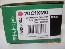 Lexmark 70C1XM0 Extra High Yield MAGENTA Toner Cartridge (CS510) picture