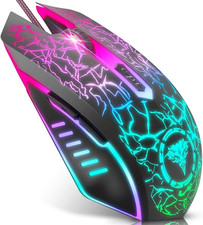 BENGOO Gaming Mouse Wired, Ergonomic Gamer Laptop PC Optical Computer Mice with picture