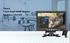 NEW Yasoca 7 inch Portable Small HDMI Monitor HD 1080P VGA Monitor,Small LCD picture