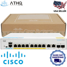 Cisco CBS350-8FP-2G 8-Port Gigabit PoE+ Managed Switch 120W 2x SFP Combo Refresh picture