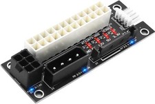 ADD2PSU Power Supply Connector 4 in 1 Molex 4Pin/SATA/ATX 6Pin/4Pin black  picture