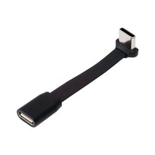 chenyang 2.6 Inch USB C Short Flat Cable,USB 2.0 Type C inches, Black picture