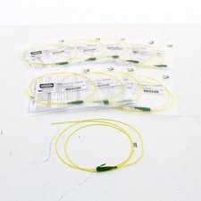10-Pack Hubbell Fiber Optic 1-Cable Pigtails LSZH SM LC APC OS2 3m FPLCAS1SMZ picture