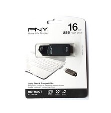 PNY Retract Attache 16GB USB Flash Drive (P-FD16GRTCG-GE) picture
