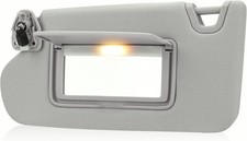 Gray Driver Left Side Sun Visor Replacement Compatible with 2013 2014 2015 2016 picture