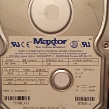 Maxtor 8000 1.2GB 5400RPM 3.5