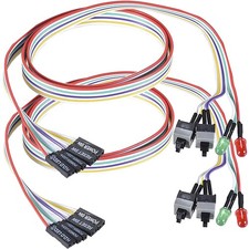 Warmstor 2 Pack 2-Pin PC Power Switch Cable 27-inch Desktop On 27inch, 2-PACK picture