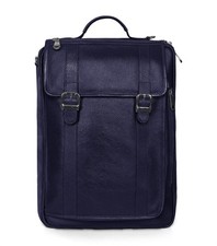 Genuine Leather Office Bag for Men, 2 in 1 Blue Laptop Bag picture